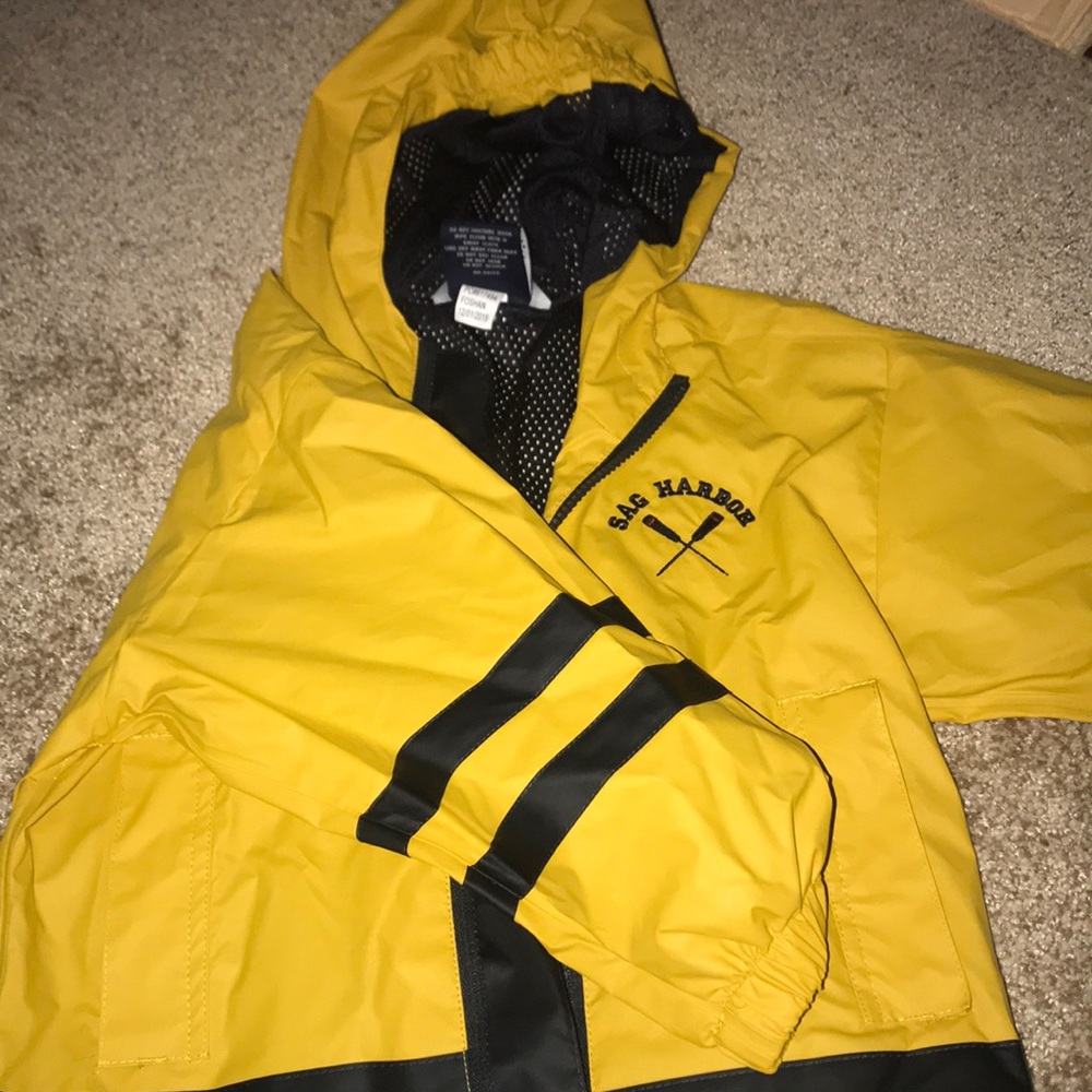 Used raincoat